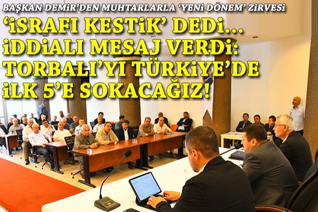 Başkan Demir 'israfı kestik' dedi, iddialı mesaj verdi: Türkiye'de ilk 5'e gireceğiz!