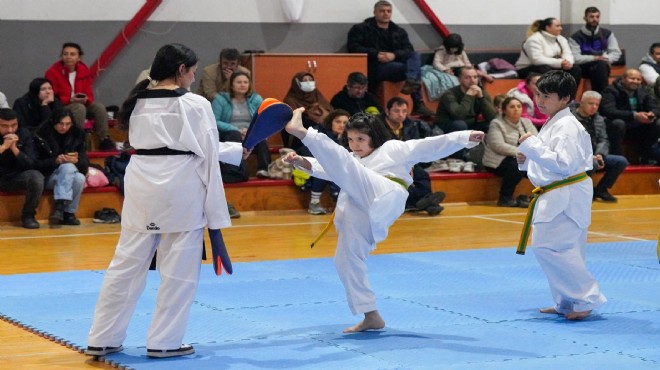 Gaziemir'in taekwondocularının kuşak heyecanı