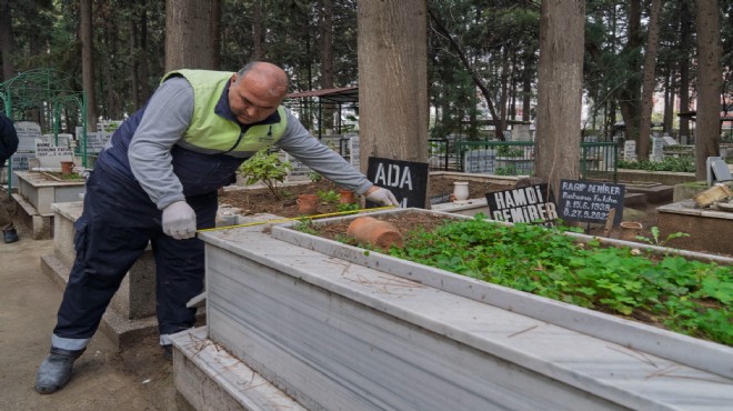 Mezarlıkta vandalizm! Büyükşehir harekete geçti