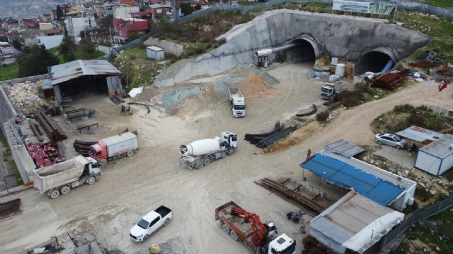 2 ilçeyi birbirine bağlayacak tünelde yoğun mesai