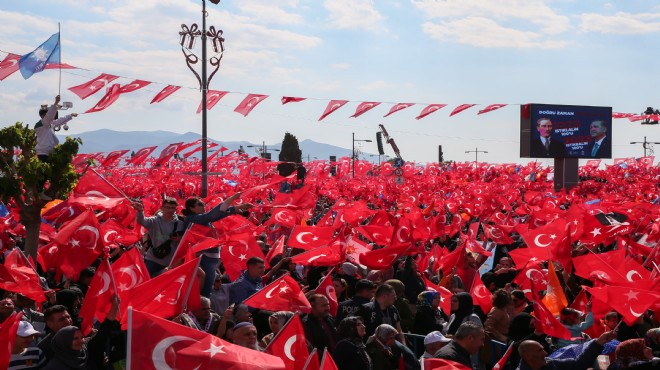 AK Parti de büyük İzmir mitinginde kim/ne mesaj verdi?