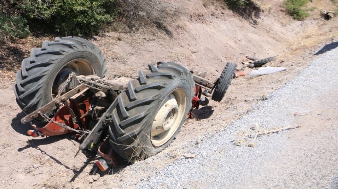 Arkadaşının traktörünü tamire götürürken yaptığı kazada can verdi