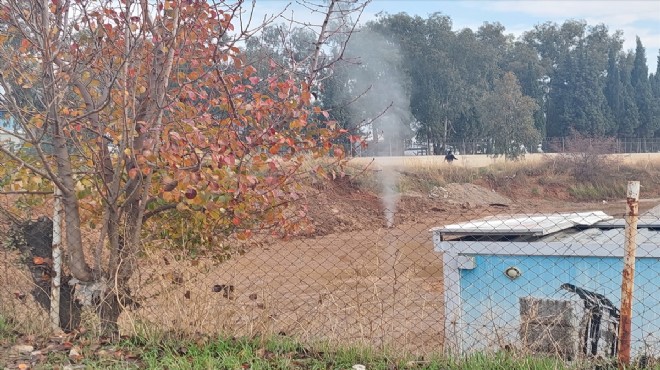 Bahçeyi kazarken kepçeyle doğal gaz ana hattını deldi!