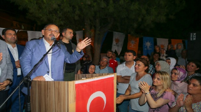 Bakan Özhaseki İzmir de imar barışını anlattı!