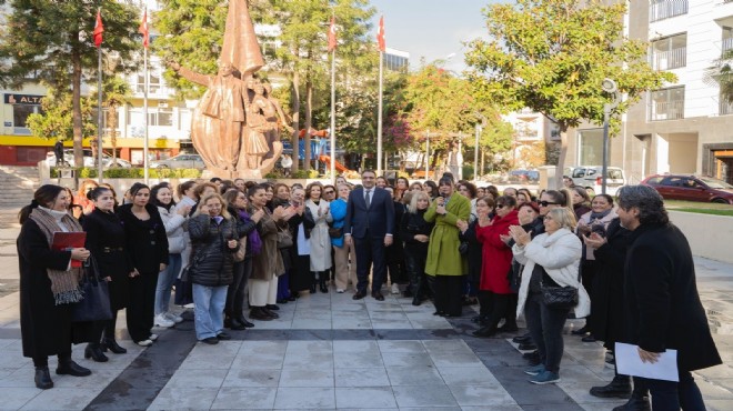 Balçova’dan kadın cinayetlerine tepki