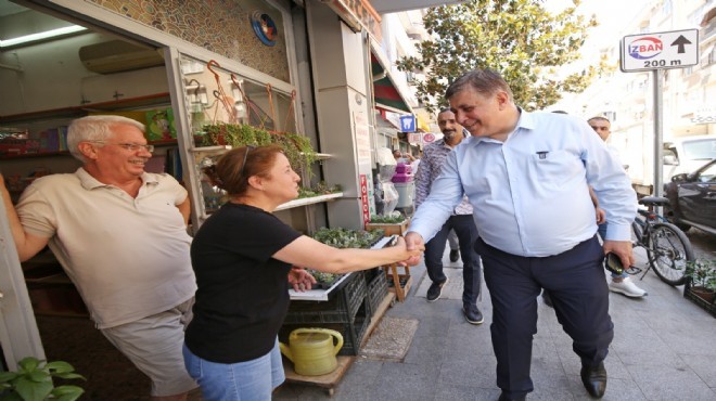 Başkan Tugay sahada: Talepleri birinci ağızdan dinliyor!