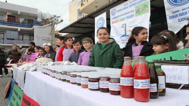 Bayraklı'nın çocuklarından 'sağlıklı' mesai