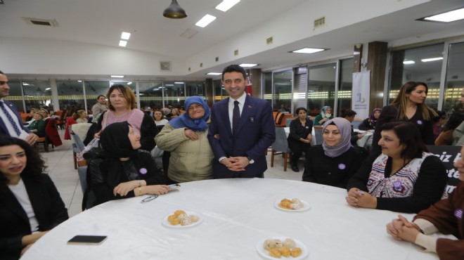 Bayraklı'dan kadına karşı şiddete güçlü mesaj