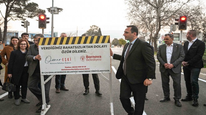 Bornova'da BAL Yolu ve kavşağı rekor sürede bitti