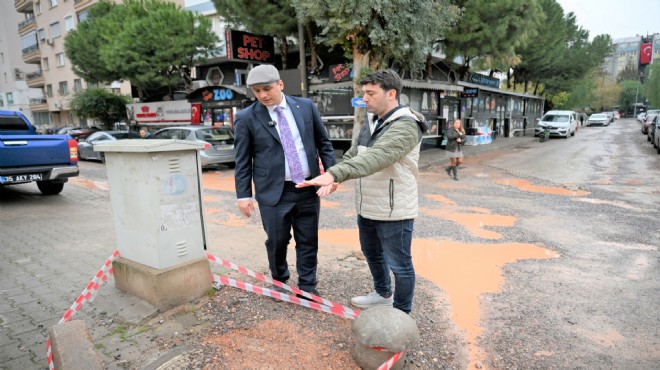 Bornova’da  ölüm çukuru na acil önlem!