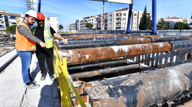 Buca Metrosu'nda bir istasyonda daha ışık göründü!