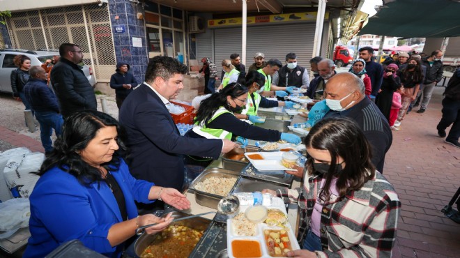 Buca'da 2 bin kişilik iftar sofrası