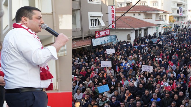 Buluşma mitinge dönüştü: Torbalı'da 'Övünç Demir' rüzgarı!