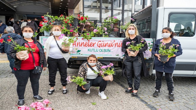 Büyükşehir annelere 'mis gibi' sürpriz