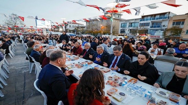 Büyükşehir'in iftar sofrası Urla'da kuruldu