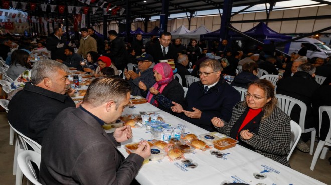 Büyükşehir'in iftar sofrası Kiraz'da kuruldu