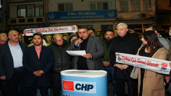 CHP Kemalpaşa'dan gözaltılara protesto