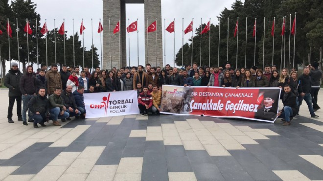 CHP Gençlik'ten Çanakkale'ye anlamlı ziyaret