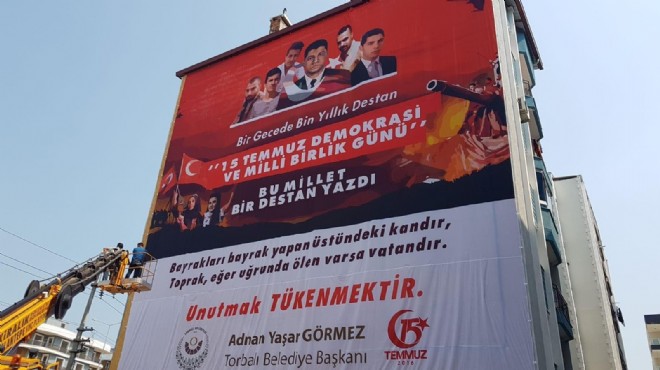 İzmir'de o ilçede 'afiş' krizi: Yeni Başkan'dan açıklama!