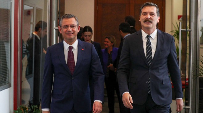 CHP lideri Özel, TİP Genel Başkanı Baş'la görüştü