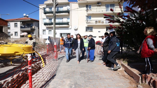 Çeşme doğalgaza kavuşuyor: İlk kazma vuruldu!