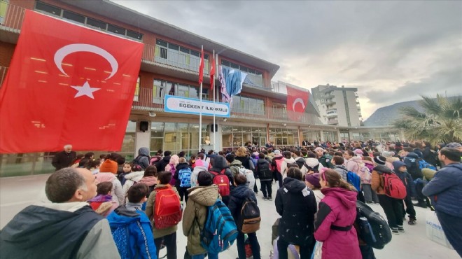 Çiğli de çevre dostu okul yeni binasında!