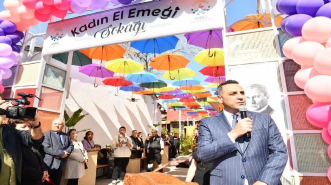 Çiğli'de Kadın El Emeği Sokağı açıldı