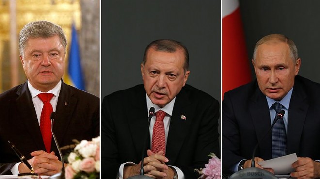 Erdoğan, Putin ve Poroşenko ile görüştü