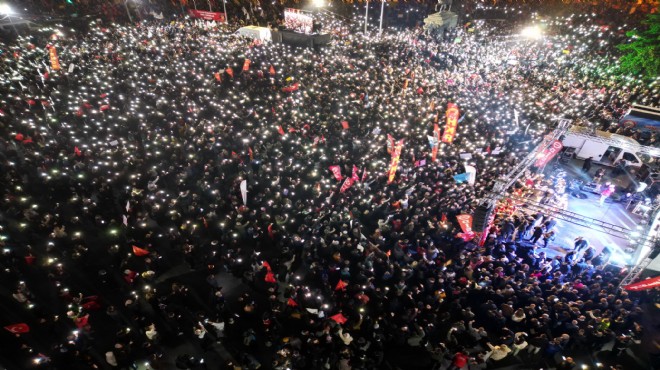 Cumhuriyet Meydanı'nda 'İmamoğlu' buluşması