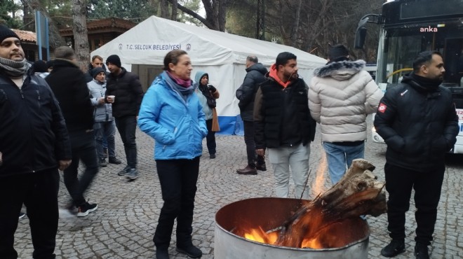 Efes Selçuk ta direniş: Belediyeden giriş-çıkışlara set!