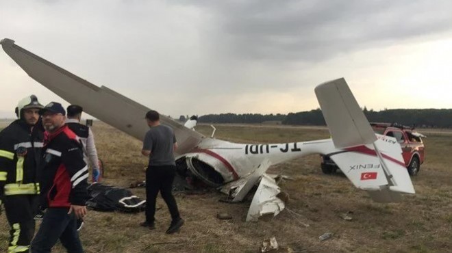 Eğitim uçağı düştü: İki pilot hayatını kaybetti!