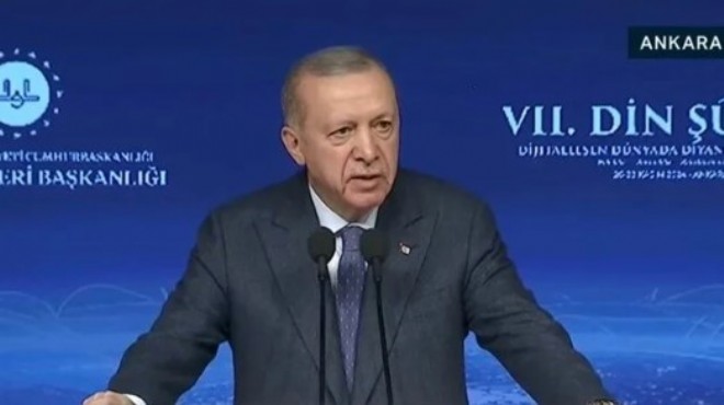 Erdoğan: Yapay bir din oluşturmak istiyorlar!