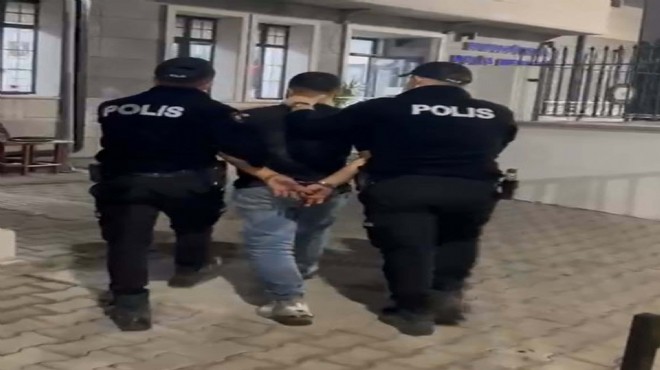 Evin bacasına saklandı yine de polisten kaçamadı