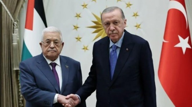 Filistin Devlet Başkanı Mahmud Abbas Türkiye de