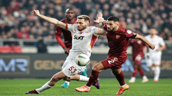 Galatasaray, Süper Lig de Hatayspor a takıldı