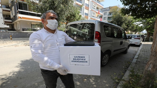 Gaziemir'de bin 200 aileye gıda yardımı