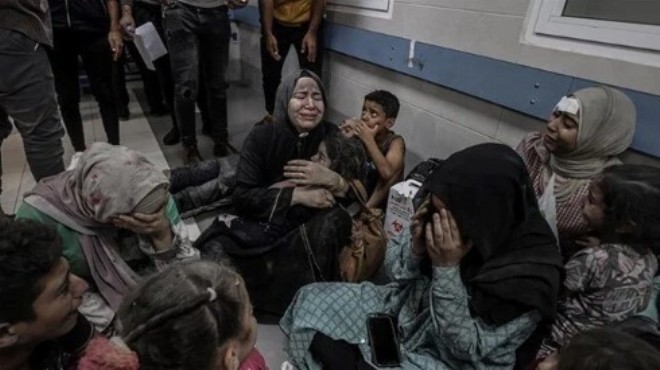 Gazze'de korkunç tablo: Hastaneler toplu mezar!