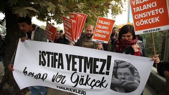 Gökçek in istifası öncesi Ankara da protesto