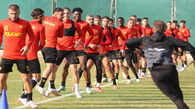 Göztepe Alanyaspor maçına hazır