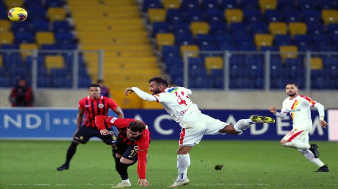 Seri bitti, Göztepe'nin tadı kaçtı!