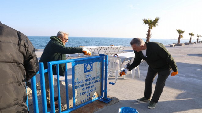 Güzelbahçe de  fırçanı, boyanı al gel kampanyası 