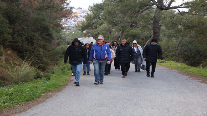 Güzelbahçe de önce ders sonra doğa yürüyüşü