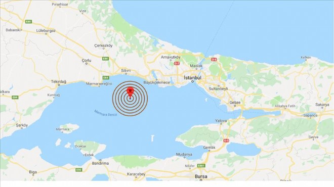 İstanbul da 3,9 luk artçı deprem