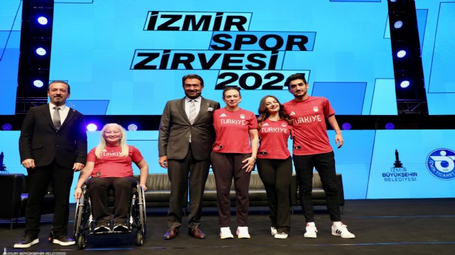 İz bırakan sporcular İzmir Spor Zirvesi’nde