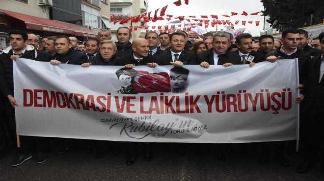 Soyer ile Kocaoğlu'nu buluşturan tören: İzmir Devrim Şehidi Kubilay'ı andı