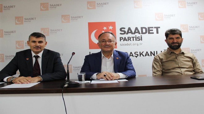 İzmir'de Saadet Partisi'nden ''İncirlik Üssü kapatılsın'' talebi