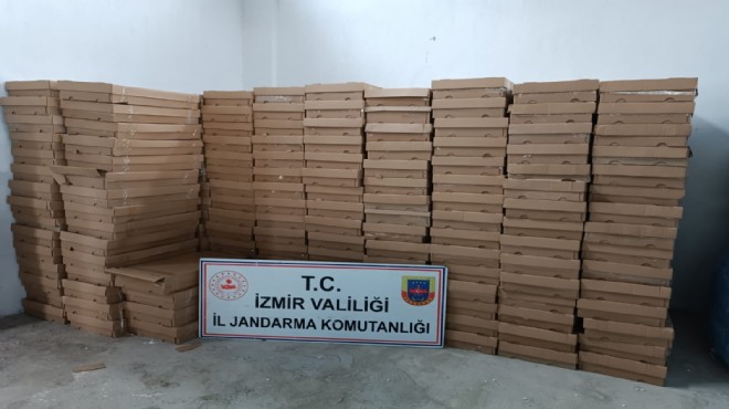 İzmir de tütün kaçakçılığı operasyonu