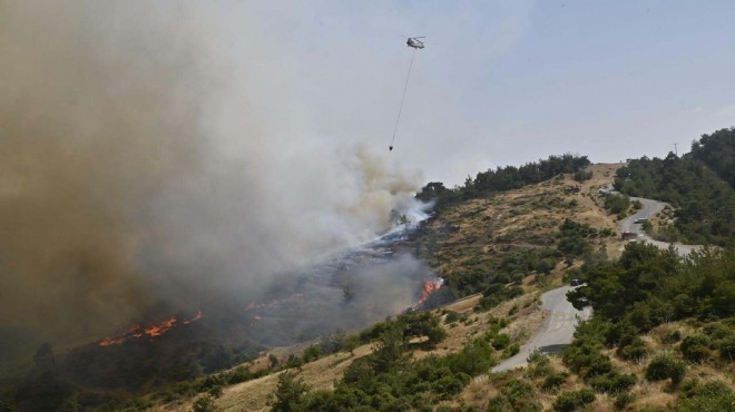 İzmir deki yangın 21 saat sonra kontrol altına alındı