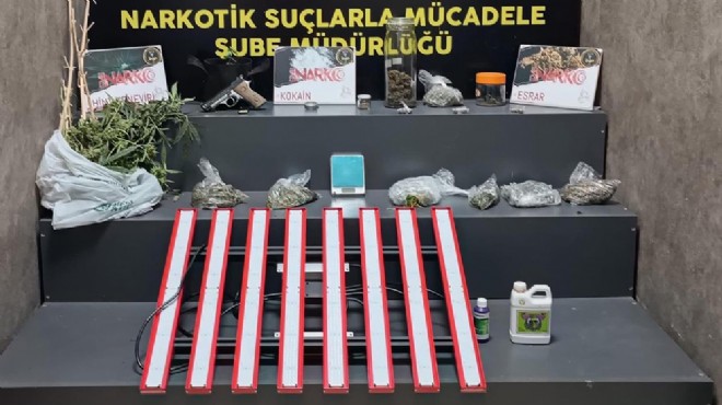 İzmir deki uyuşturucu operasyonlarında 76 kişi tutuklandı