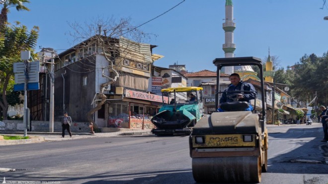 İzmir’in 5 ilçesinde asfalt seferberliği